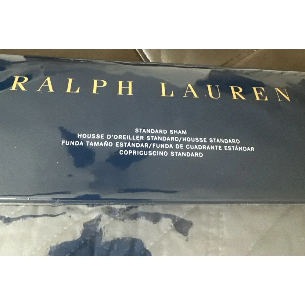 Ralph Lauren Home‎ Oakfield Quilted Standard Sham Navy